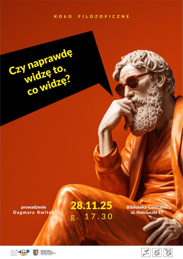 Plakat z informacją o kole filozoficznym
