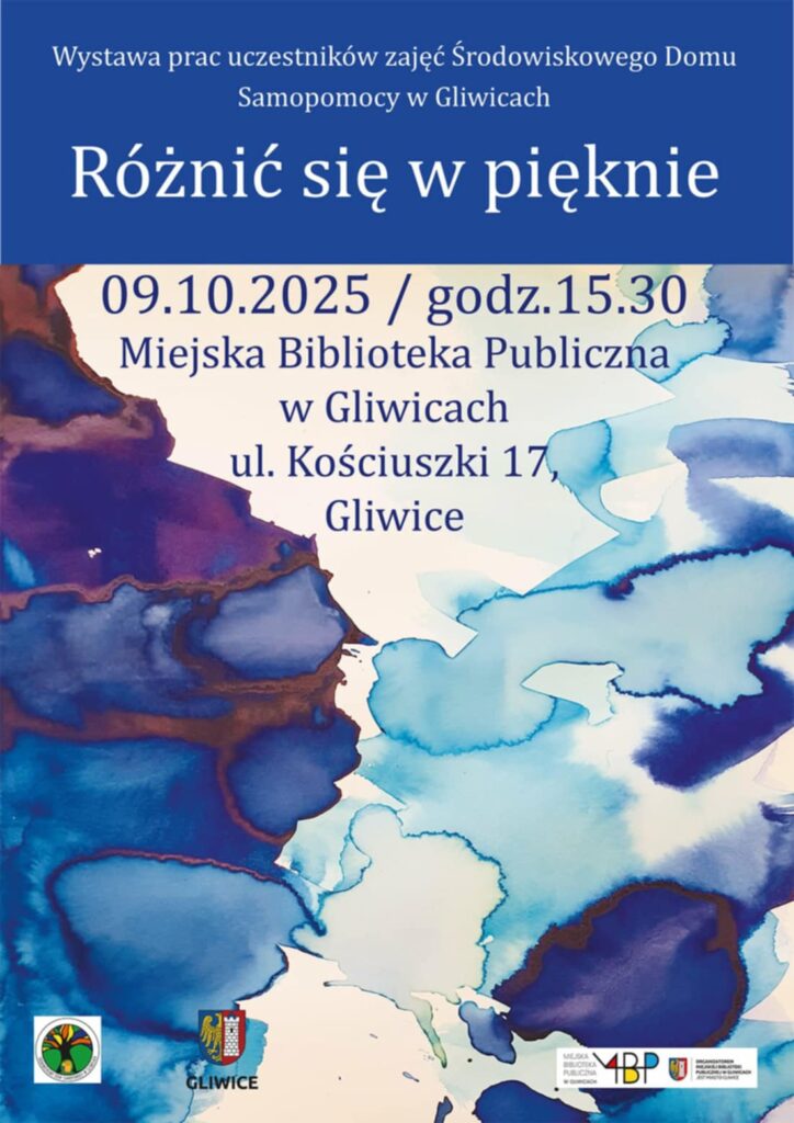 Plakat z informacją o wystawie