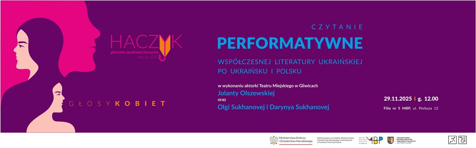 Baner z informacją o wydarzeniu