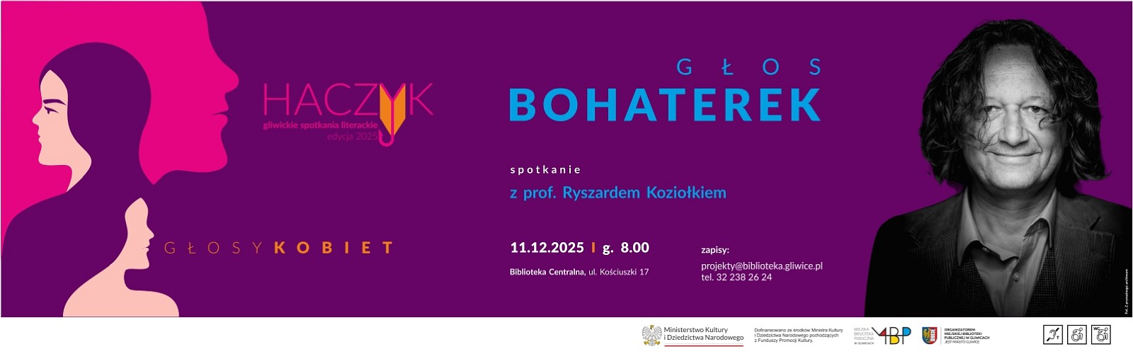 Baner z informacją o spotkaniu