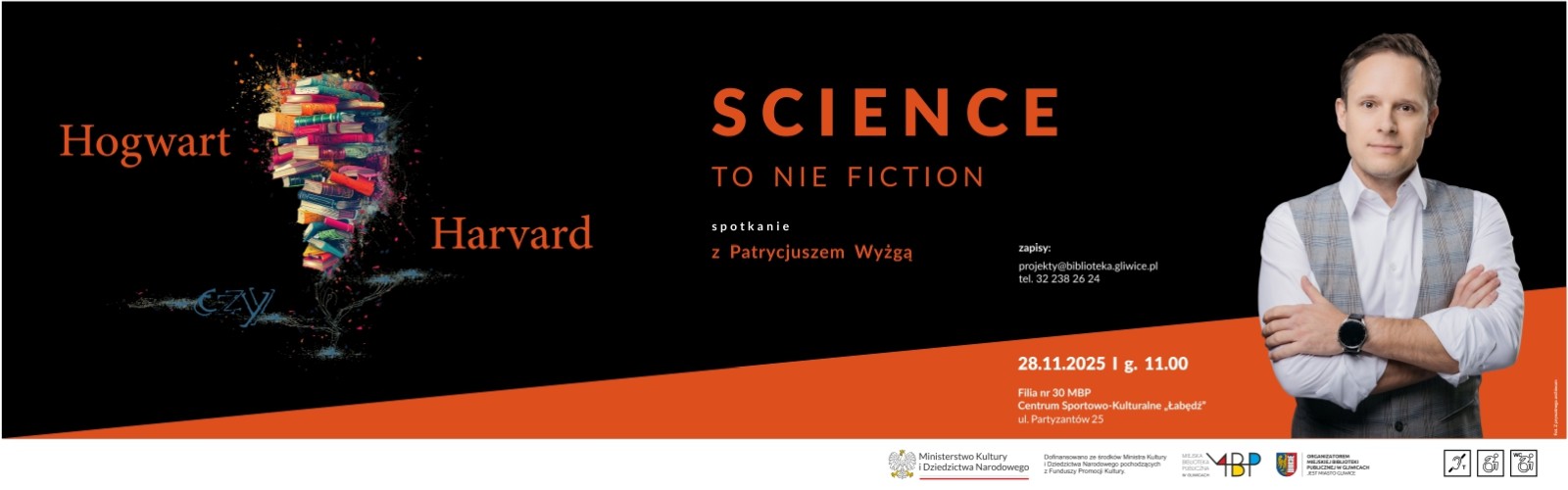 Baner z informacją o spotkaniu