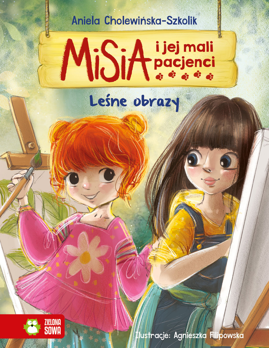 Misia i jej mali pacjenci. Leśne obrazy. Okładka