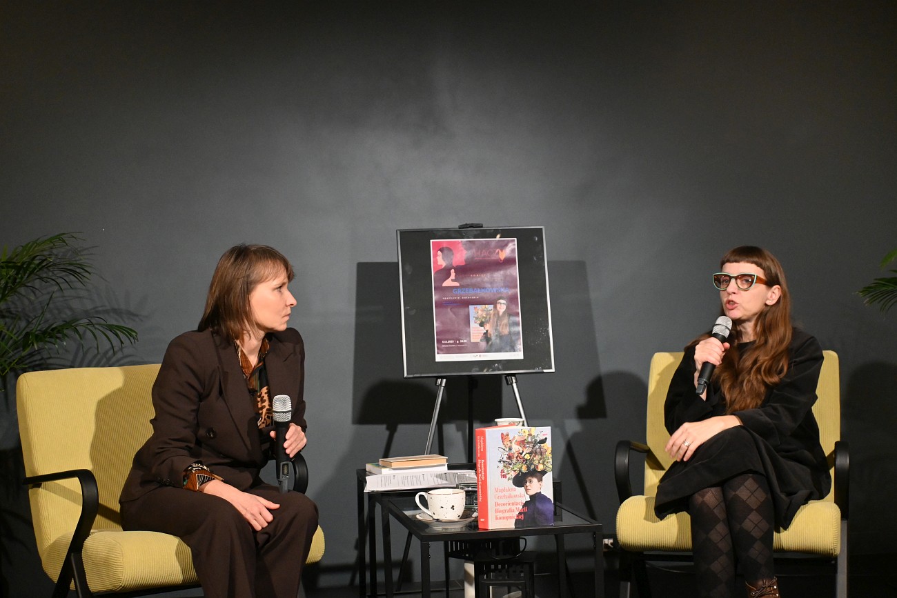 Agnieszka Zientarska i Magdalena Grzebałkowska