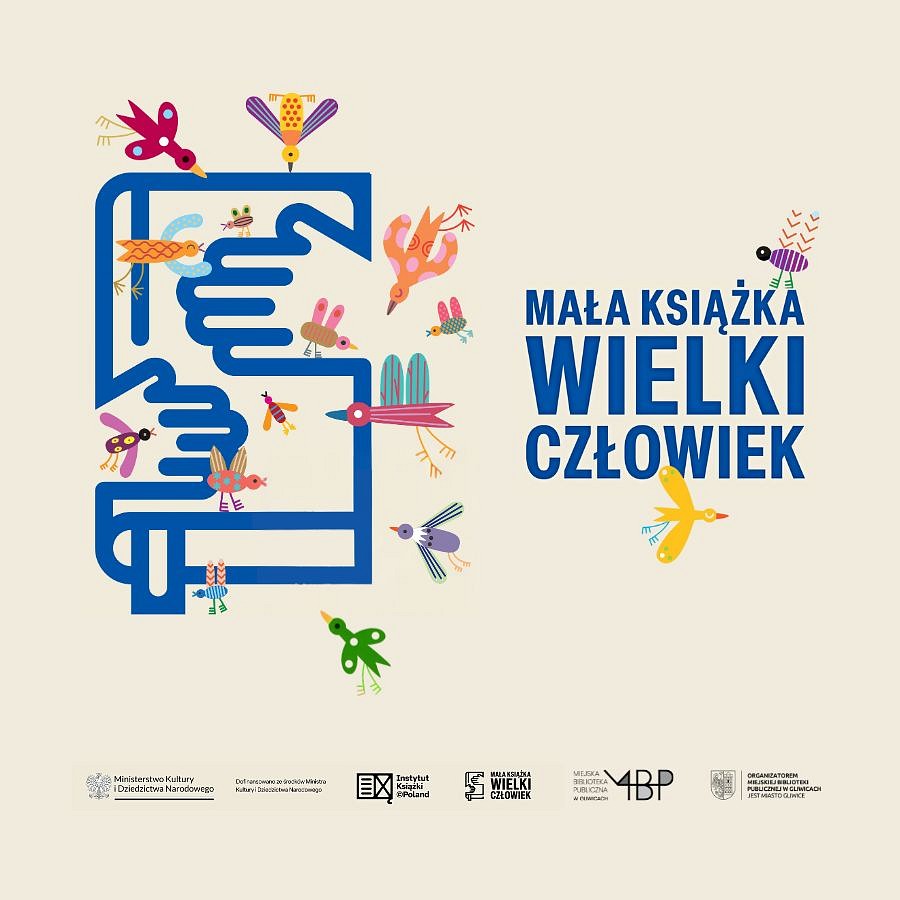 Baner z informacją o projekcie Mała Książka Wielki Człowiek