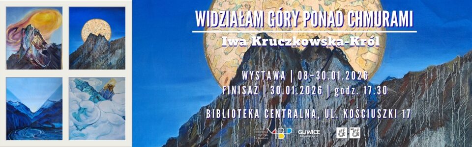 Baner z informacją o wystawie