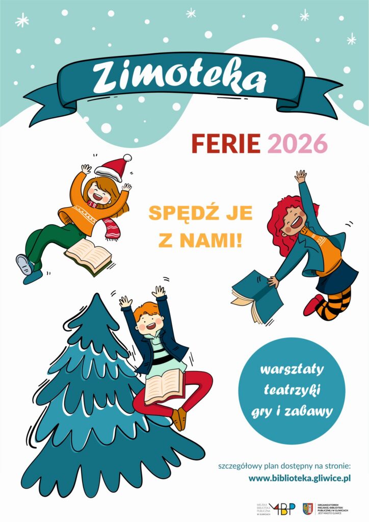 Plakat z informacją o ferii