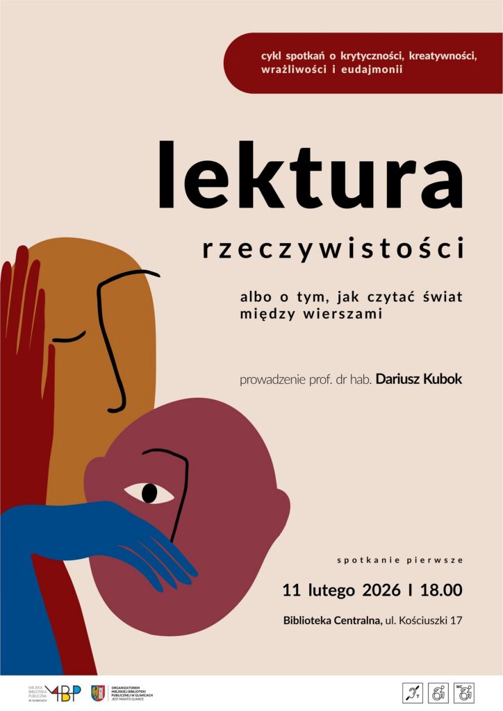 Plakat z informacją o spotkaniu