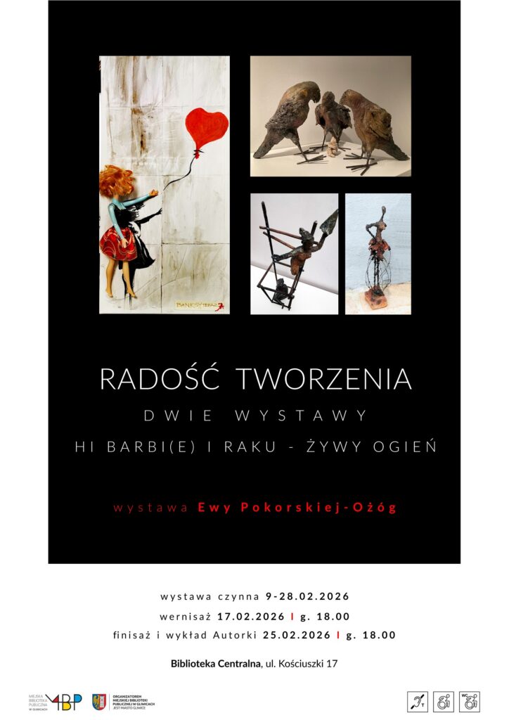 Plakat z informacją o wystawie