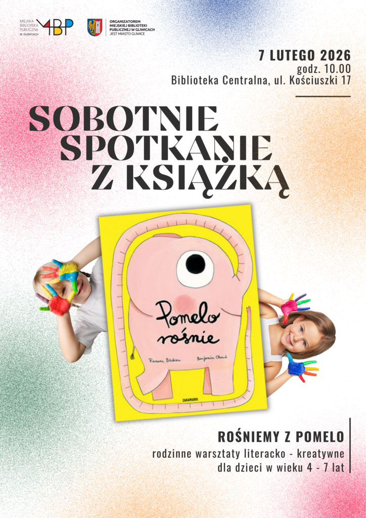 Plakat z informacją o rodzinnych warsztatach