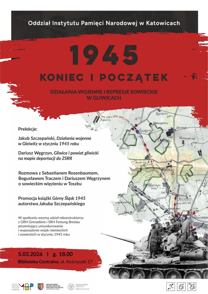 Plakat z informacją o prelekcjach