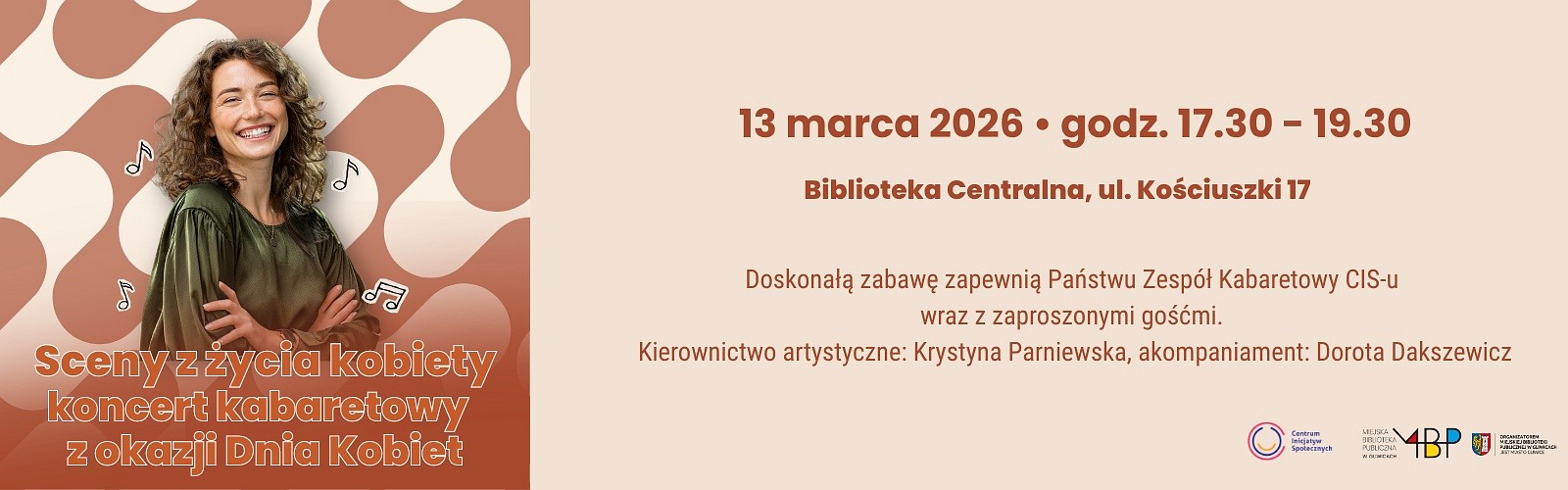 Baner z informacją o koncercie