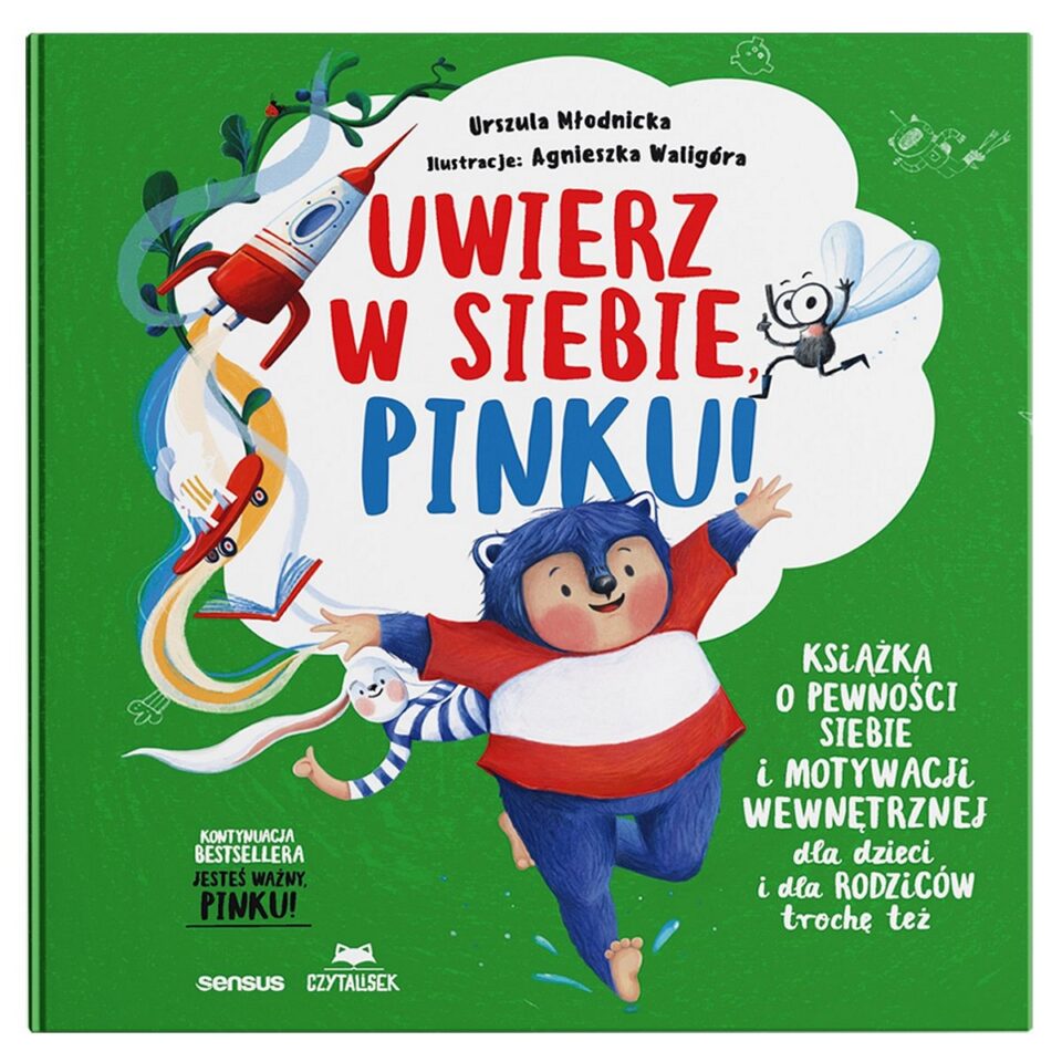 Uwierz w siebie, Pinku!. Okładka