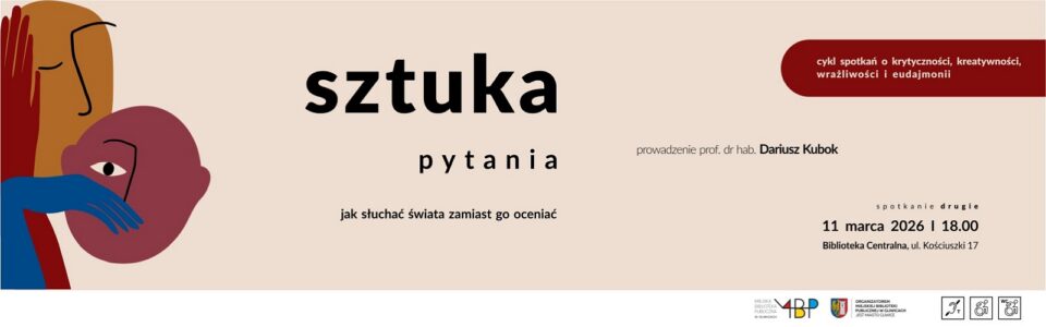 Baner z informacją o spotkaniu