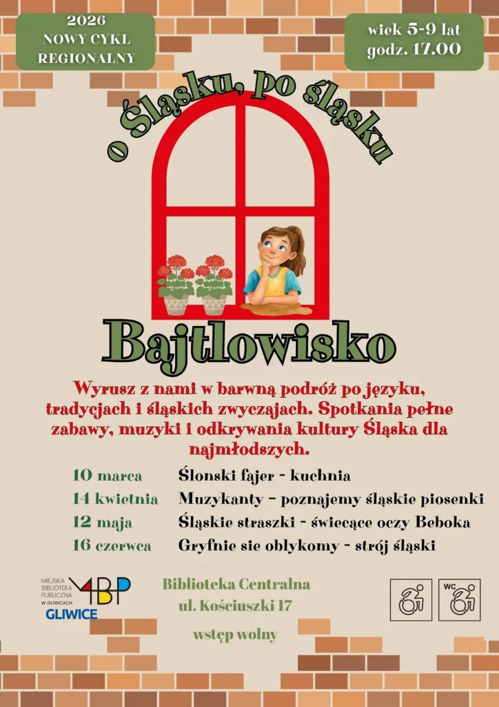 Plakat z informacją o Bajtlowisku