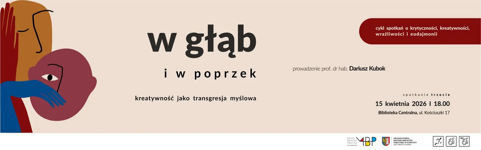 Baner z informacją o warsztatach