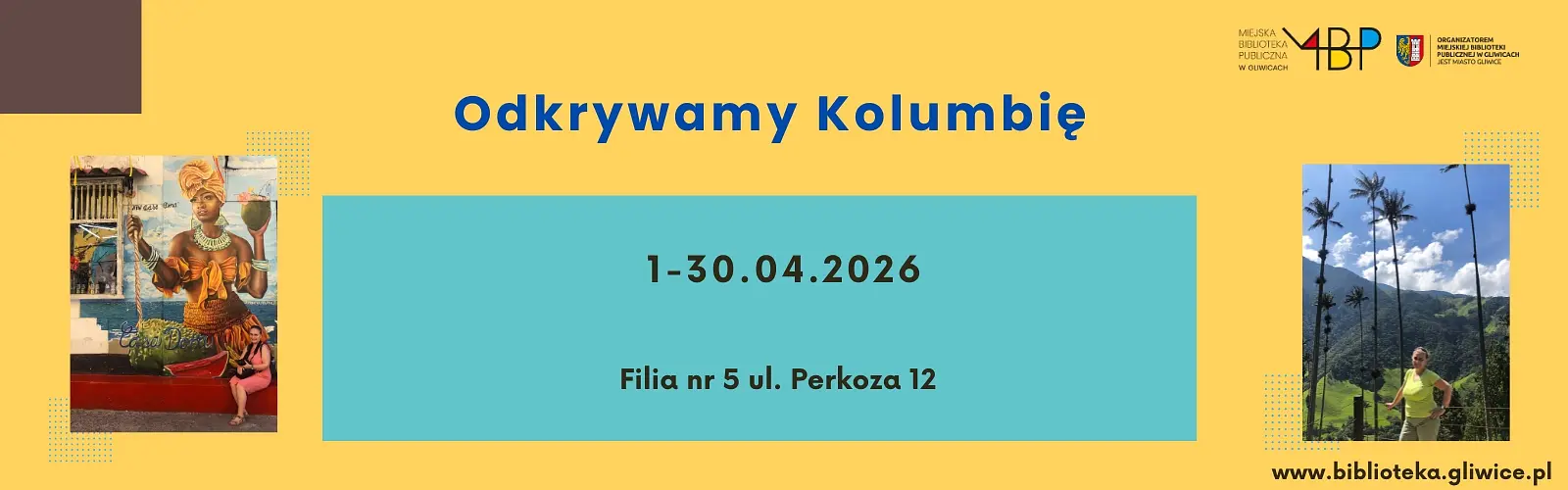 Baner z informacją o wystawie