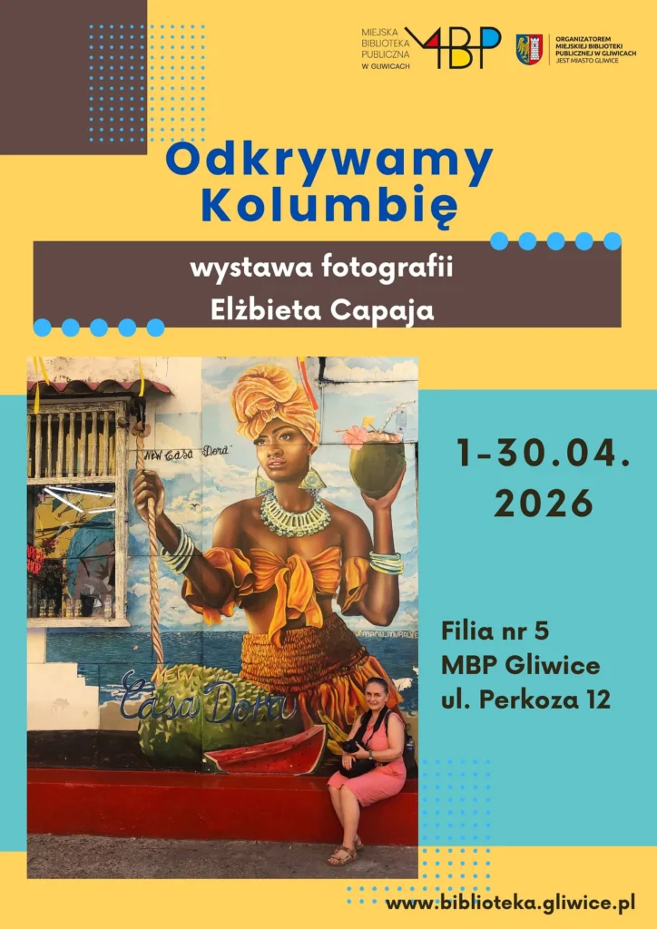 Plakat z informacją o wystawie