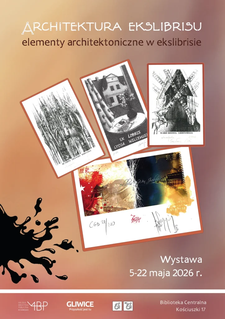 Plakat z informacją o wystawie