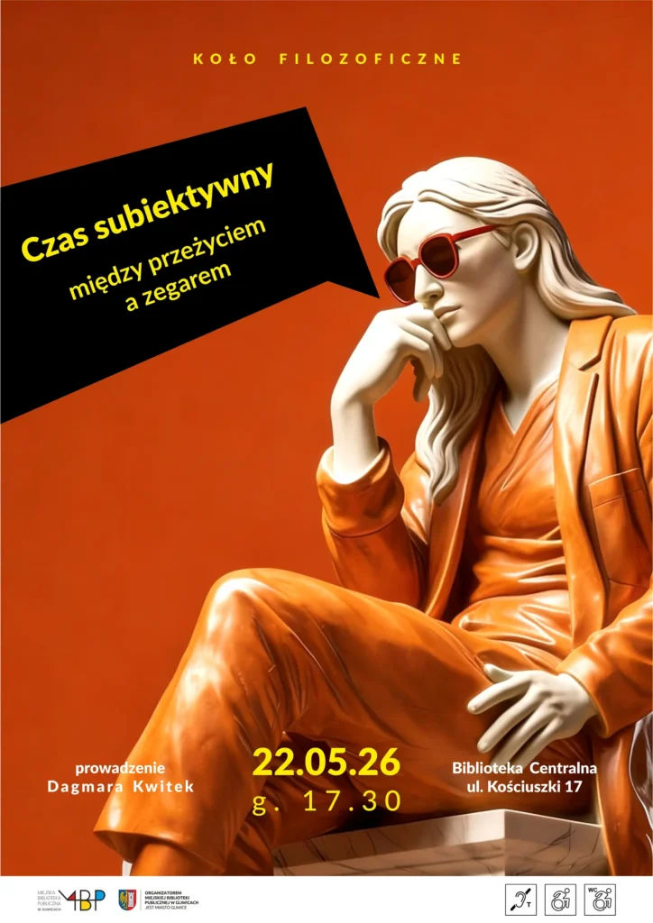 Plakat z informacją o kole filozoficznym