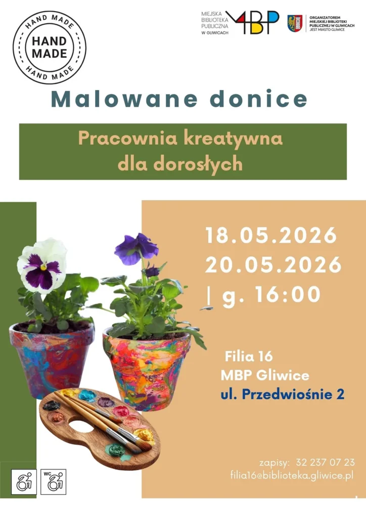 Plakat z informacją o warsztatach