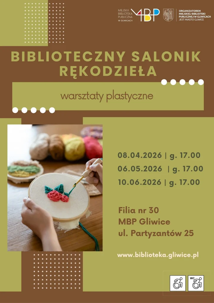 Plakat z informacją o warsztatach