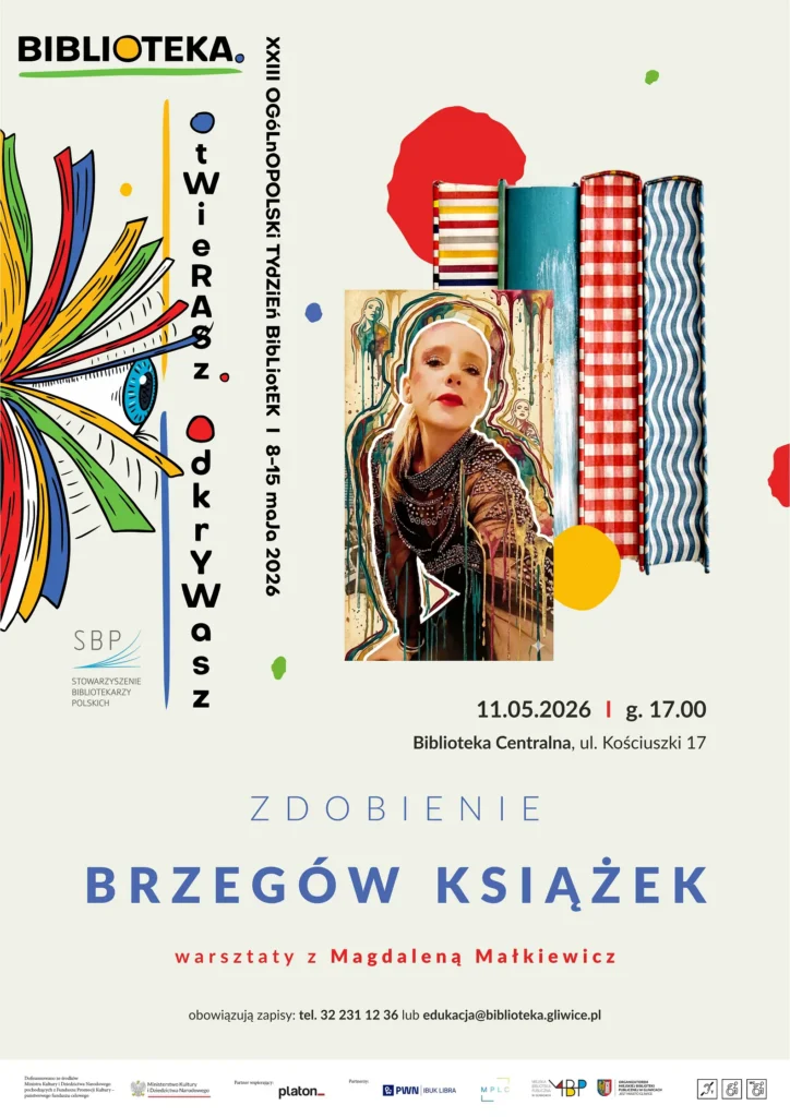 Plakat z informacją o warsztatach