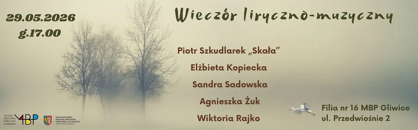 Baner z informacją o wydarzeniu