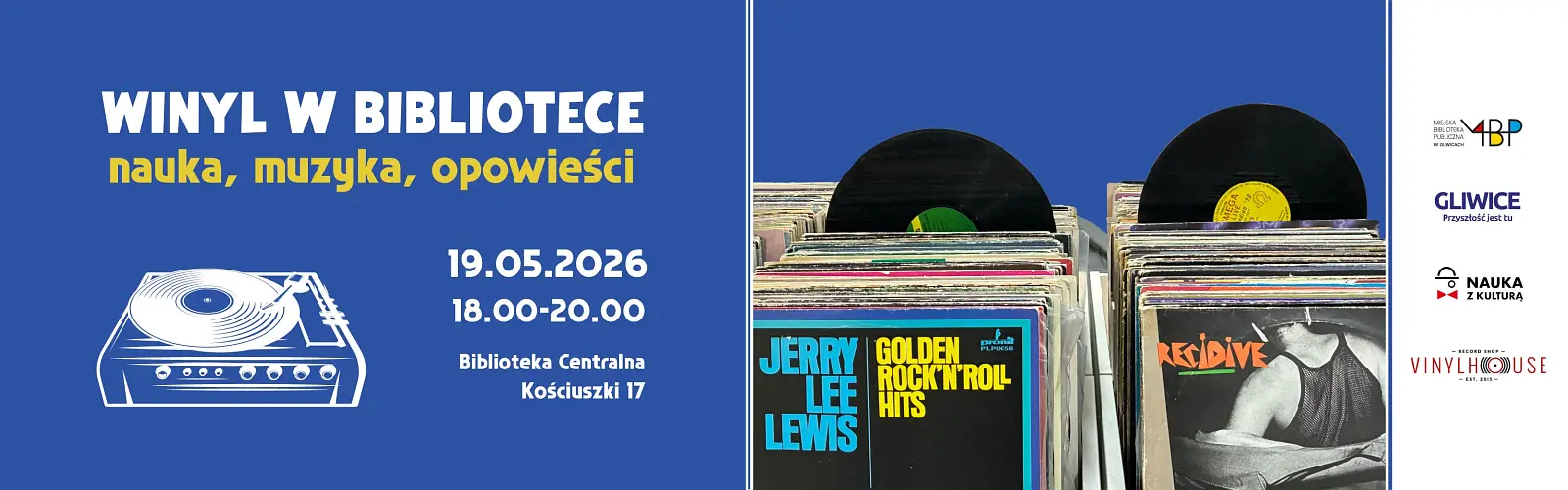 Winyl w bibliotece — nauka, muzyka, opowieści